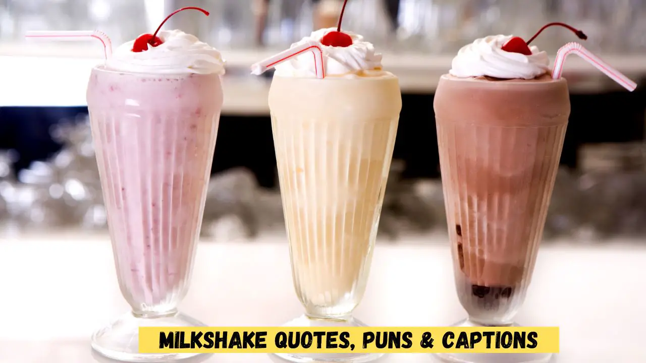 Milkshake Quotes, Puns & Captions