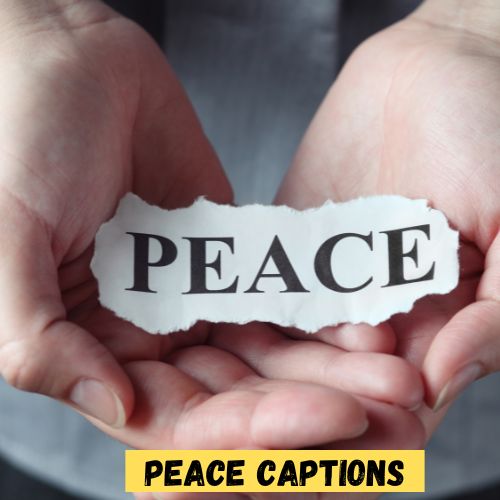 Peace Captions