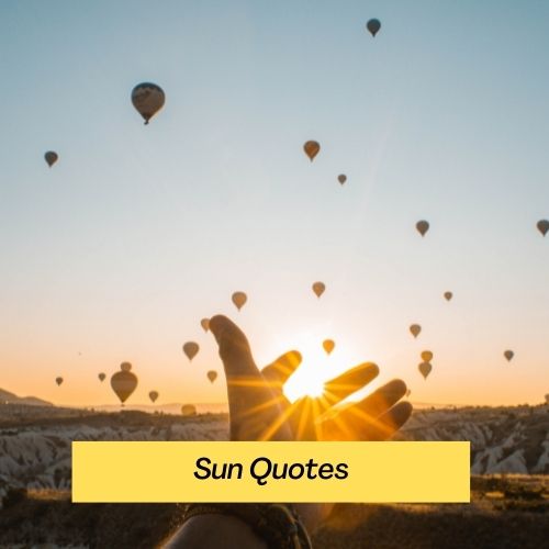 Sun Quotes