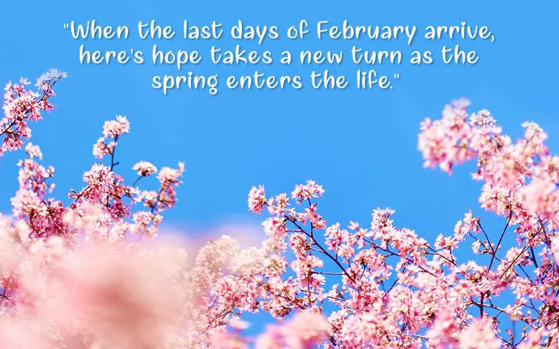 Welcome February quotes 
