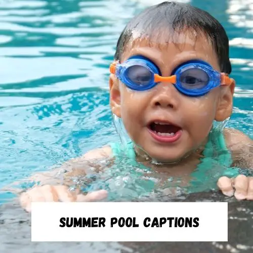 Summer Pool Captions