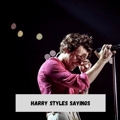 Harry Styles Sayings